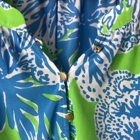 Silk Lilly Pulitzer Top - Picture 2 of 4
